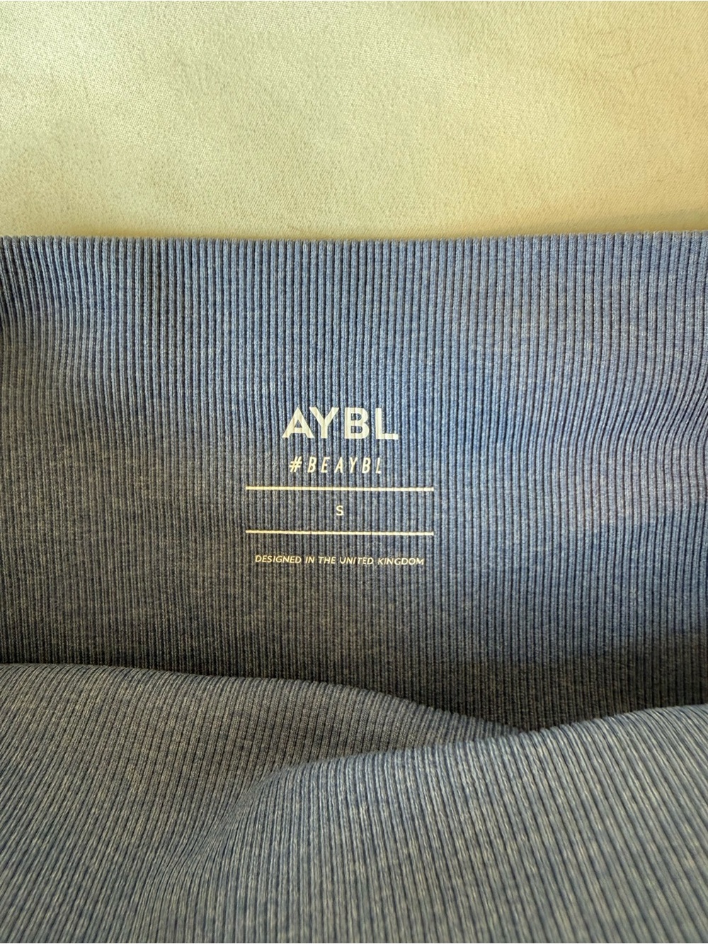 AYBL High-Waist Empower Seamless Shorts in Slate Blue Women’s Small - Picture 7 of 12